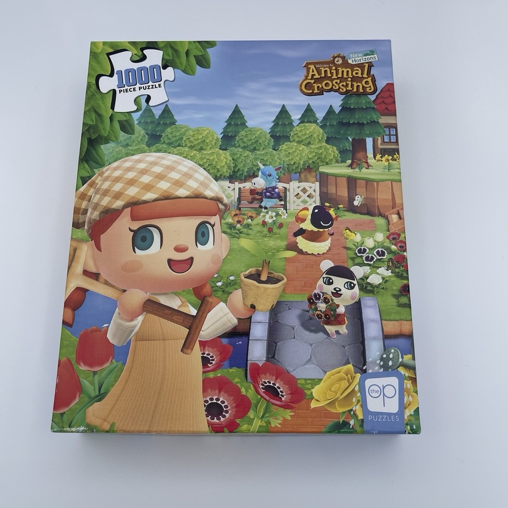 The OP Animal Crossing Puzzle 1000 Piece Multicolor New Horizons Island Scene